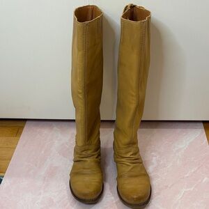 MTNG Camel Knee High Boots